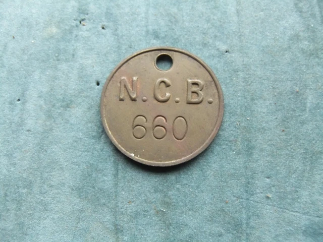 NCB National Coal Board Pit Colliery Check 660 Tool Token mine miner