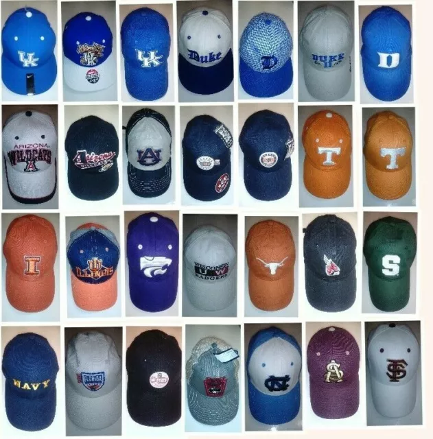 NCAA Football Hat YOU CHOOSE snapback ASU FSU Duke AUB Tenn OSU LSU texas