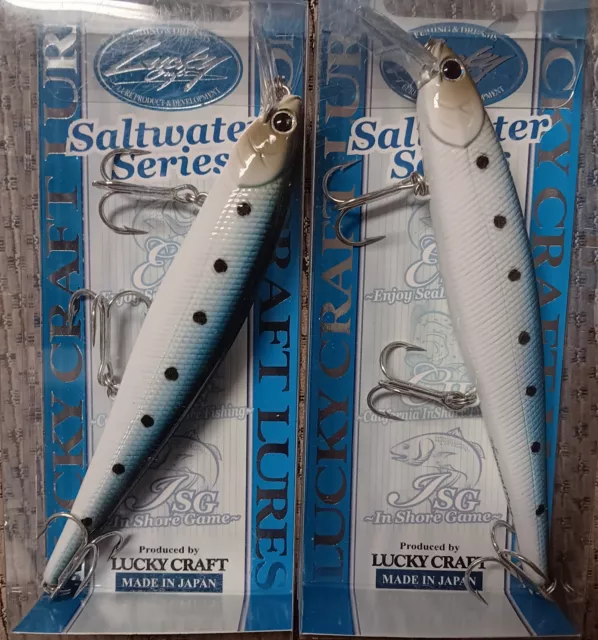 (Qty 2) SW Slender PT 127MR S/Sinking Super Glow Sardine. Price Is For Both!