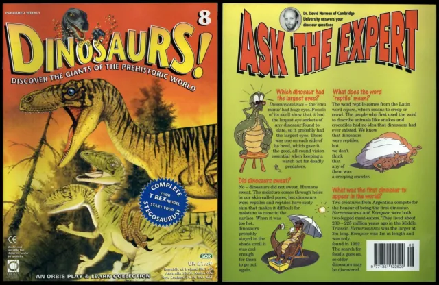 Dinosaurs! #8 Orbis Play & Learn Partwork Magazine