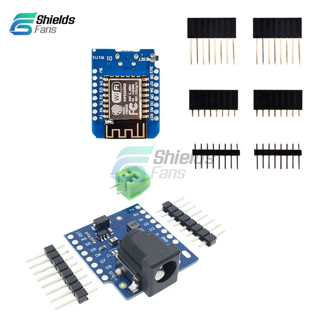 MINI WEMOS D1 ESP8266 ESP-12F WIFI Development Board / DC Power ...
