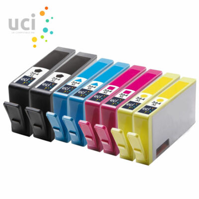 8 CHIPPED HP 364XL INK UCI Brand fits for hp PhotoSmart 5520 5510 6520 b110a