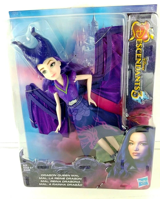 HASBRO DISNEY DESCENDANTS 3 Dragon Queen Mal Doll Daughter of