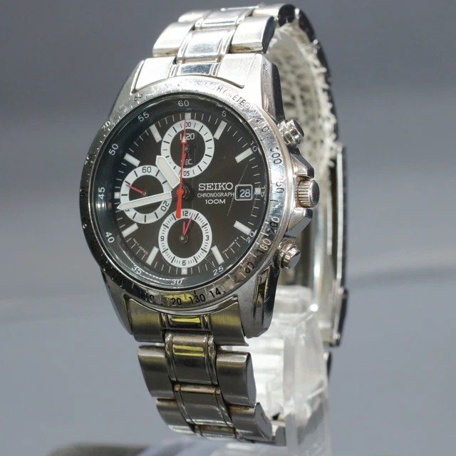 s*d様 セイコー 7T92-0MV0 FCBARCELONA ブラック クオー セイコー 7T92-0MV0 FCBARCELONA ブラック クオーツ 腕時計