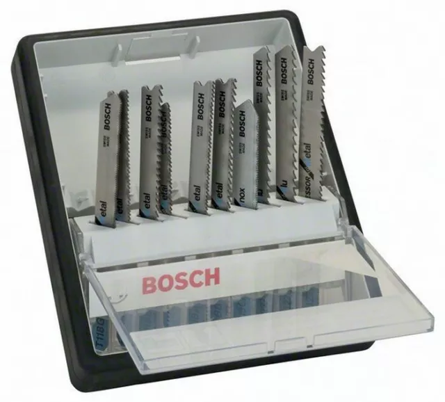 Stichsägeblatt-Set Robust Line Metal Expert 10-tlg.T118G/A/B/EOF/AF/BF/GFS/T227D