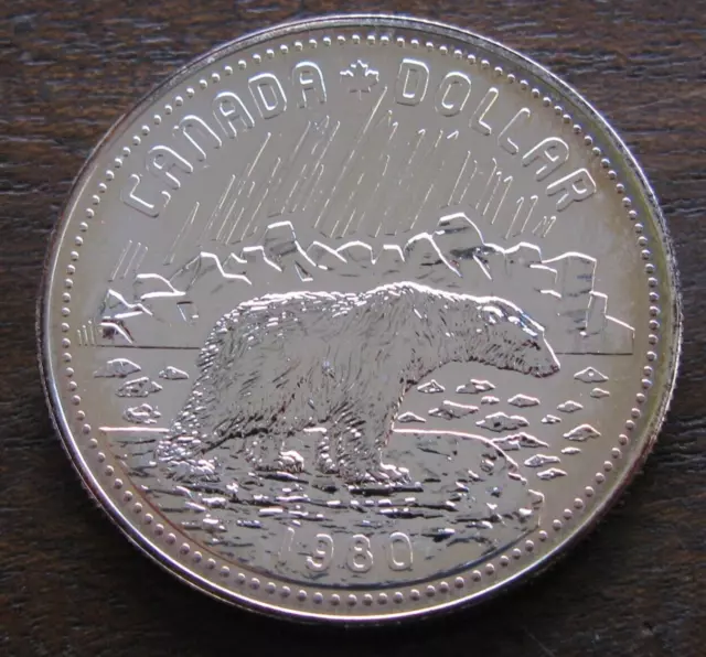 Zaldi2010 - Canada , 1 Dollar De 1980 . Plata