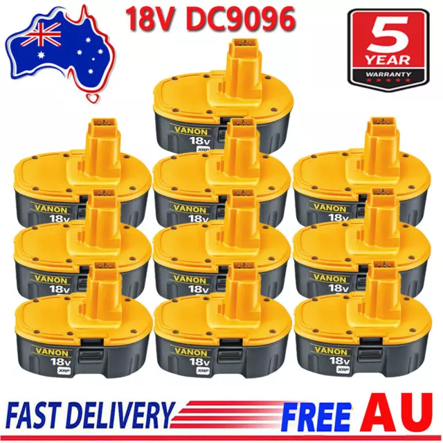 18Volt For Dewalt XRP Ni-MH Battery DC9096 DC9098 DC9099 DW9095 DW9096 DE9503 AU