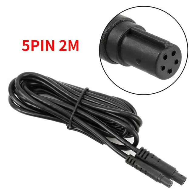 Kabel Videokamera 5Pin Rückfahrkamera Draht Schwarz Kupfer Armaturenbrett Cam