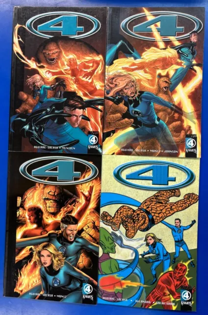 Marvel Knights 4 (Fantastic Four) Vol 1 2 3 4 Trade Paperback Lot Marvel Comics