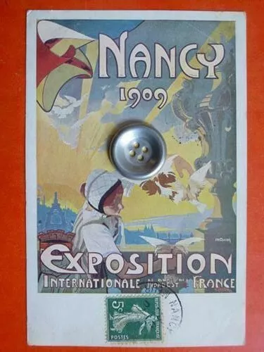 CPA Meurthe et Moselle 54 - affiche Exposition Internationale Nancy 1909 Claudin