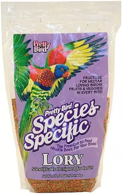 Pretty Bird Species Specific Lory Bird Food (3 Lbs.)