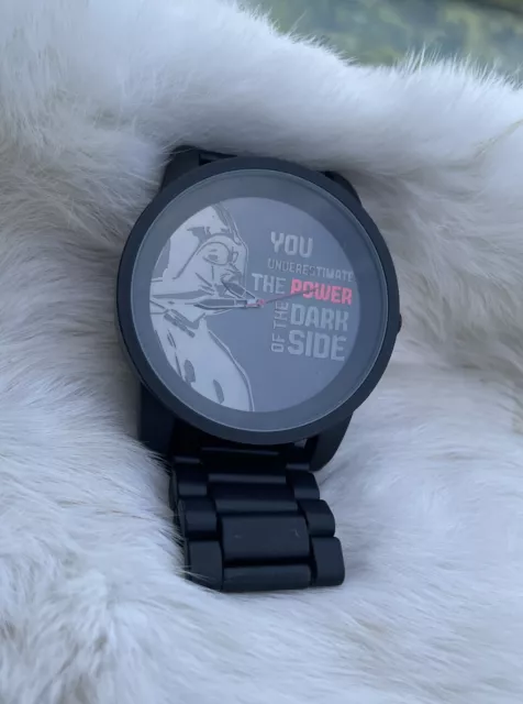 Accutime Disney Star Wars Darth Vader Men's Wrist Watch Needs Battery
