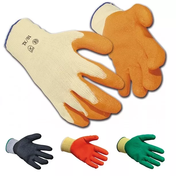 Guantes de Trabajo Multiuso Látex Agarre Recubierto & Protección Cómodo