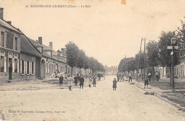 Cpa 60 Ressons Sur Le Matz Le Bail