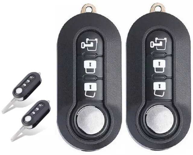 2 Remote Flip Key Fob Case Shell for Ram ProMaster 1500 2500 3500 2015-2019