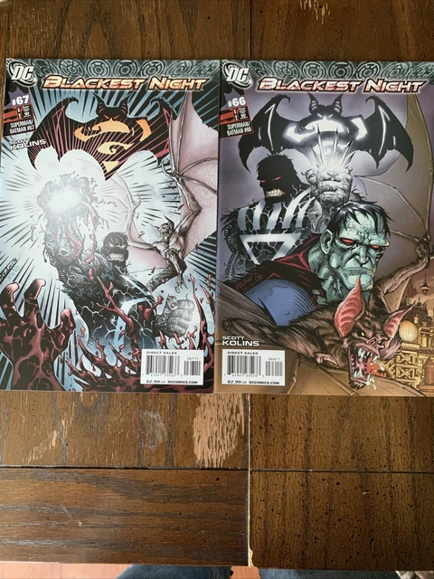 Superman/Batman: Blackest Night #66, 67, 2010, 'Night Core', Pt 1 & 2, VF/NM