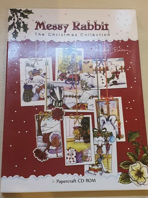 CD-ROM Joanna Sheen Messy Rabbit The Christmas Collection - Elaboración de papel