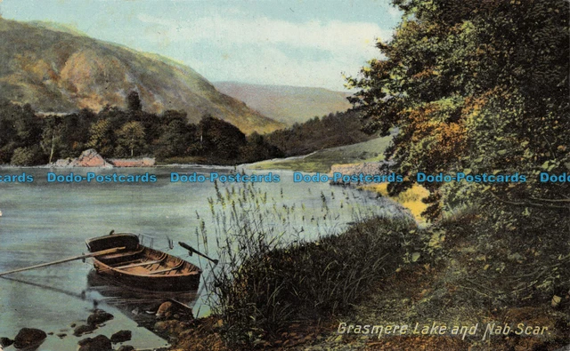 R076134 Grasmere Lake and Nab Scar. B. B. London. Series No. G. 8