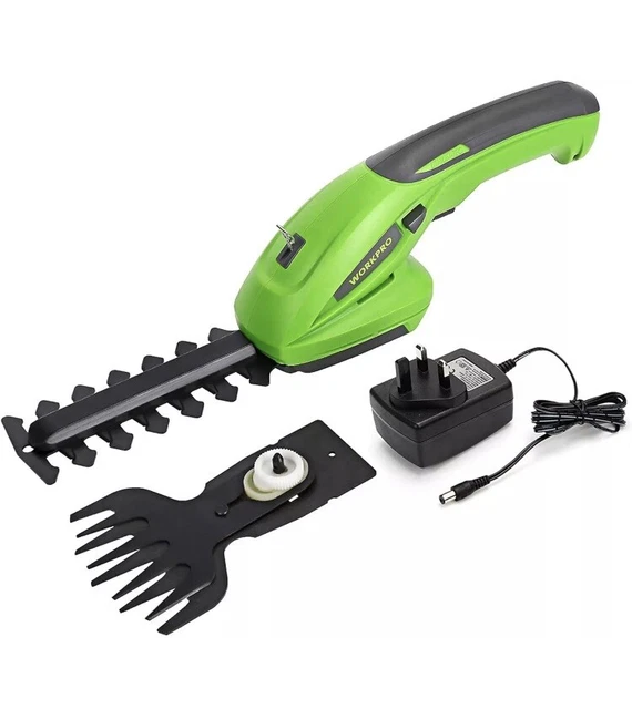Enventor 2-in-1 Cordless Hedge Trimmer and Grass Shear, 7.4V 2000mAh Enventor 2-in-1 Cordless Hedge Trimmer and Grass Shear, 7.4V 2000mAh