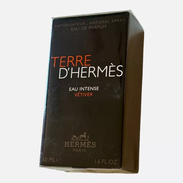 TERRE D'HERMES EAU INTENSE VETIVER 50ml EDP Eau de Parfum Spray NEU/OVP Folie