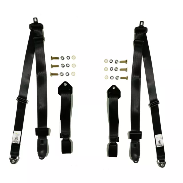 Front Bucket Seat Belt Kit to suit Holden EH EJ Premier Sedan Wagon - ADR Approv