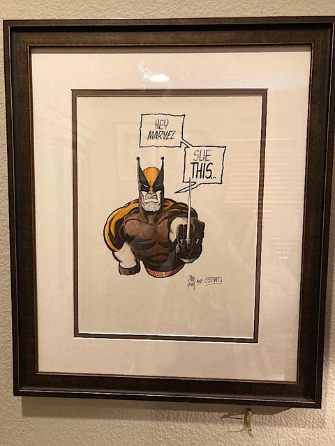 Cerebus Original Art by Dave Sim & Gerhard - Wolveroach FRAMED