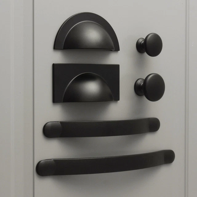 Poignées d'armoire Monmouth | Noir