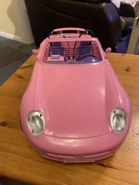 VINTAGE BARBIE CONVERTIBLE Cool Talking Car By Thinkway Toys