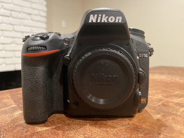 nikon d750 dslr camera body only- low shutter count!
