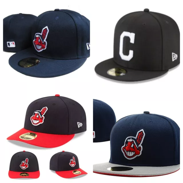 Cleveland Indians Wahoo Sombrero Ajustado Gorra 2024 Nueva Serie MLB Para Hombres Sombrero de Béisbol