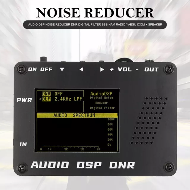 Audio DSP Rauschunterdrückung DNR Digitalfilter SSB Ham radio YAESU ICOM+Speaker