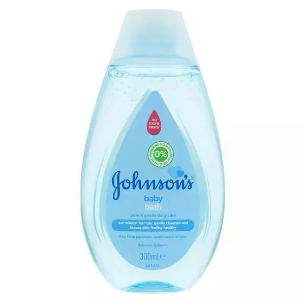 6 x Johnson's Baby Bath 300ml