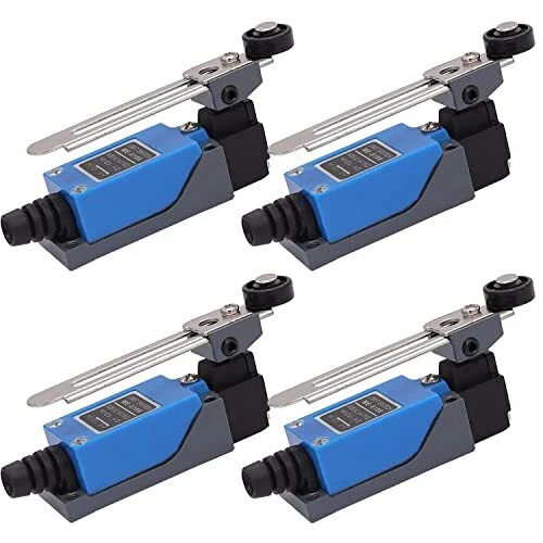 / 4Pcs ME-8108 Adjustable Roller Lever Arm  Momentary Limit Switches