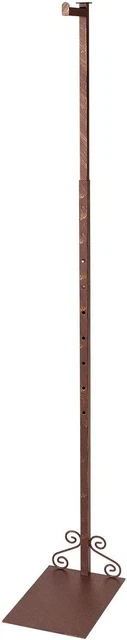 Costumer Clothing Display Clothes Copper Butler Valet Garment 72" + Finial
