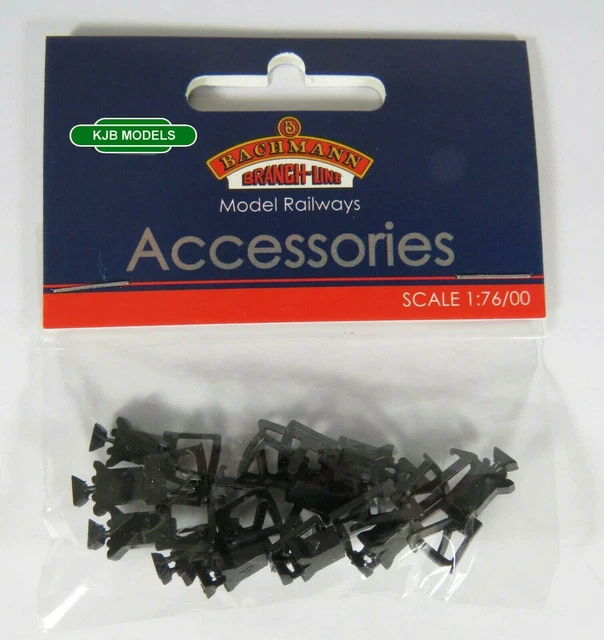 Bachmann 36-027 Short Cranked NEM Coupling With Pocket, Pack Of 10 – New OO Gauge Model Railway Part