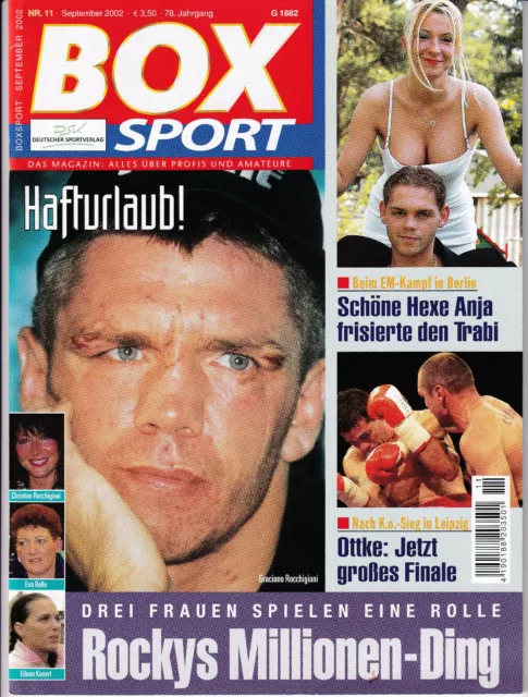 BOXSPORT Das Magazin: Alles über Profis und Amateure Nr. 11 September 2002