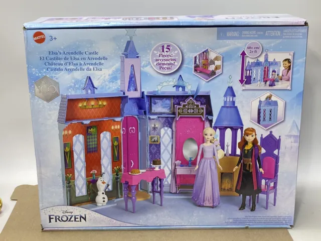 Disney Frozen 2 Arendelle Doll House Castle 2+ Ft with Elsa Fashion Doll New Toy