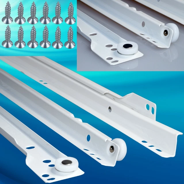 GUIDA PER CASSETTI BIANCO 60CM 1PZ - GUIDE CASSETTI - Brico Casa Center Sabatella - Foto 11