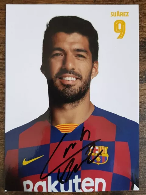 Luis Suarez - FC Barcelona Autogrammkarte - Signiert / Autogramm