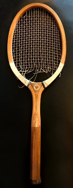 Ancienne Presse à Raquette De Tennis En Bois - Vintage - Fabriquée Au Japon - Objet Déco