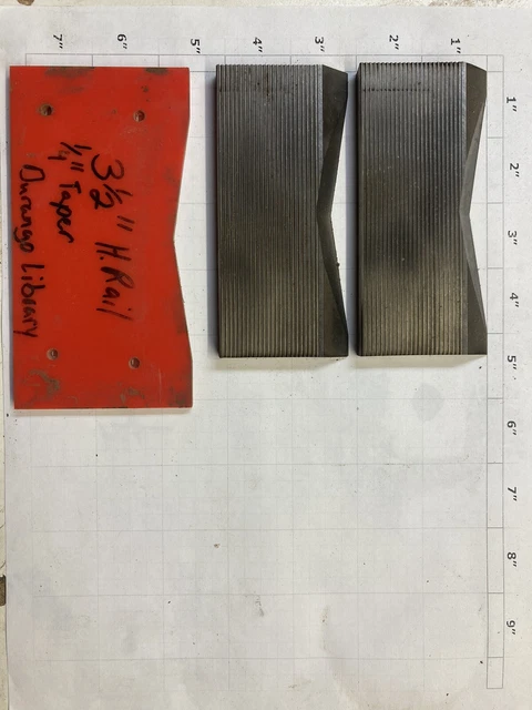 5/16 Corrugated High Speed Steel Molding Knives - Hand Rail Profile