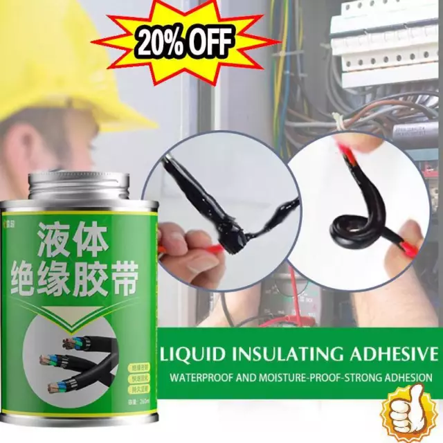 Insulation Electrical Sealant Liquid Tape Paste Waterproof Fast Dry Glue