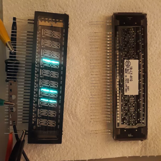 2 units of  FUTABA 10-LY-01G Display VFD