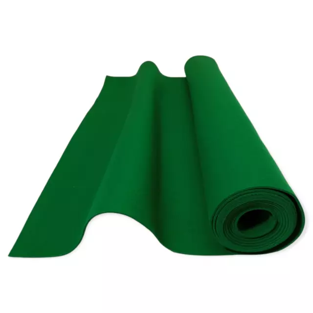 3mm Textilfilz Bastelfilz Meterware 500g/m2 100cm br. 0.1Lfm OEKO-TEX Dunkelgrün