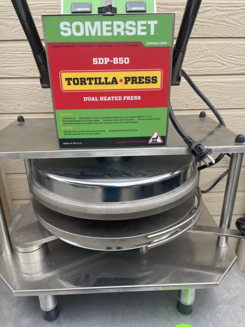 Somerset SDP-850 Tortilla Press, Multi Functional Dough Press