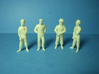4  Figurines 1/43  Set 174  Pilotes  Annees  30/40  Standing  Vroom  For  Spark