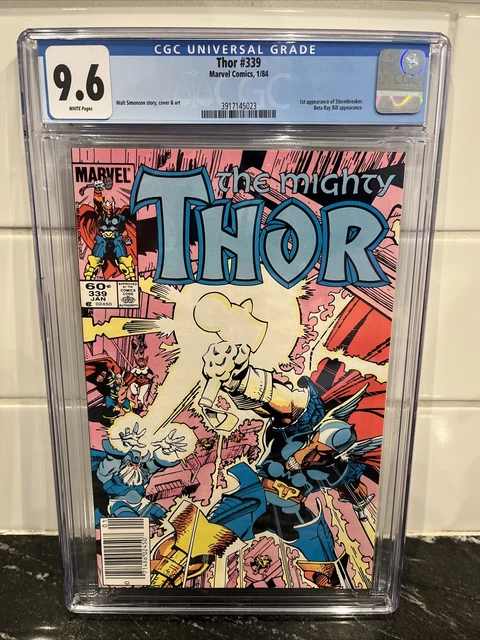 Thor #339 (1984) Marvel CGC 9.6_1st App. of Stormbreaker Newsstand Beta Ray Bill