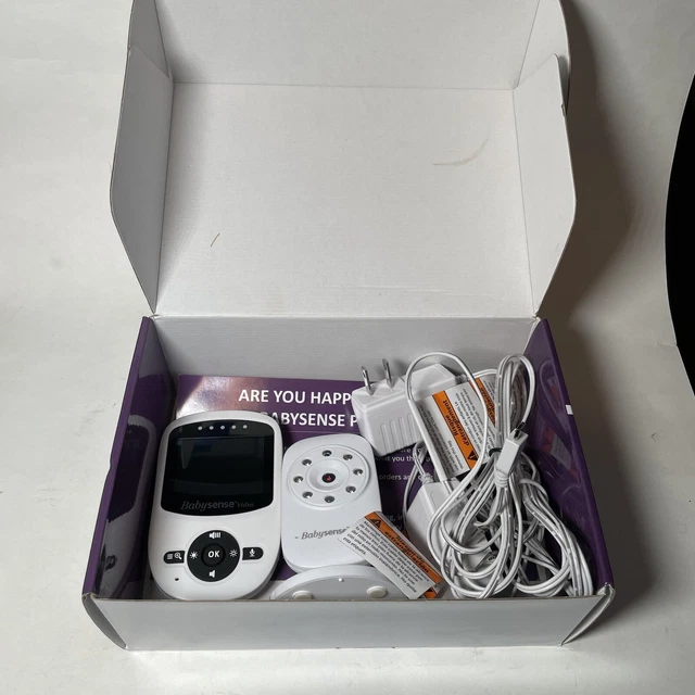Cámara monitor de video para bebé BabySense V24US - blanca