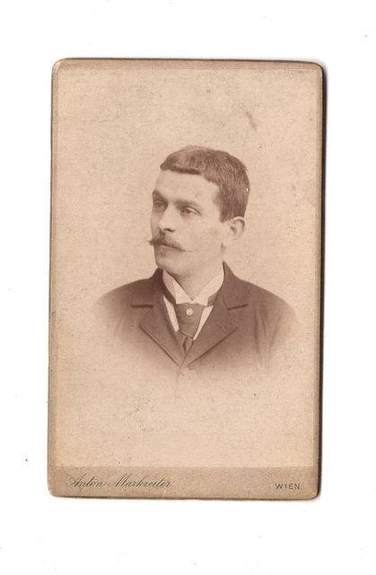 CDV Foto Herrenportrait - Wien Hernals 1890er