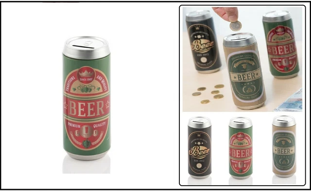 Salvadanai Birra Può BEER-Bier-Since-1907 a Porcellino Circa 16x7 CM